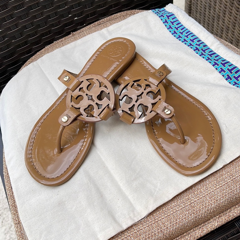 Tan authentic sandals great color to have